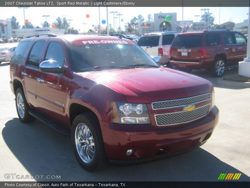 Sport Red Metallic / Light Cashmere/Ebony 2007 Chevrolet Tahoe LTZ