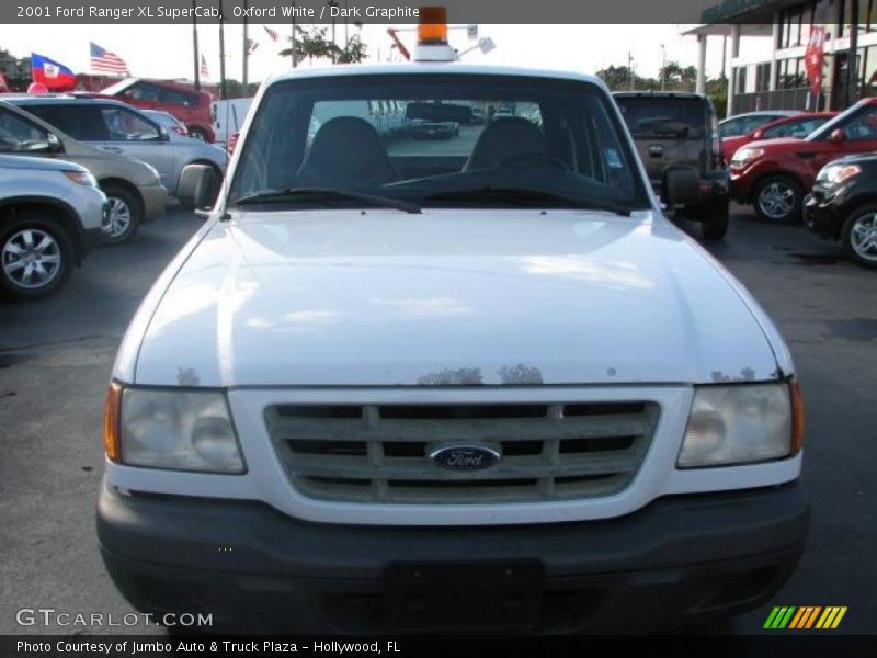 Oxford White / Dark Graphite 2001 Ford Ranger XL SuperCab
