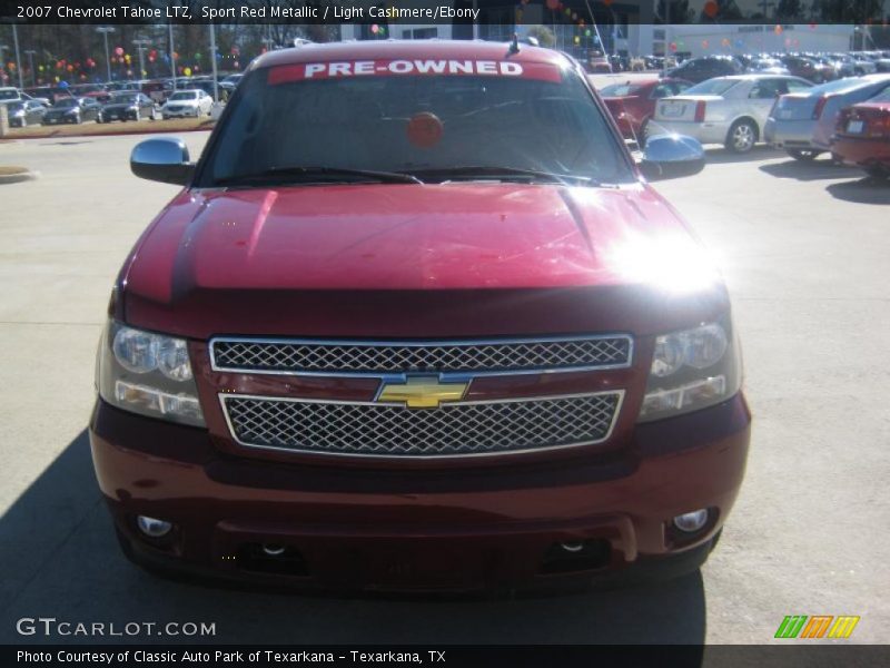 Sport Red Metallic / Light Cashmere/Ebony 2007 Chevrolet Tahoe LTZ