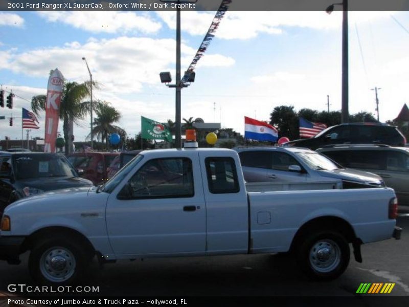 Oxford White / Dark Graphite 2001 Ford Ranger XL SuperCab