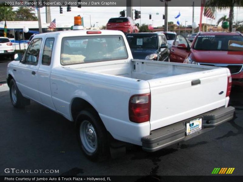 Oxford White / Dark Graphite 2001 Ford Ranger XL SuperCab