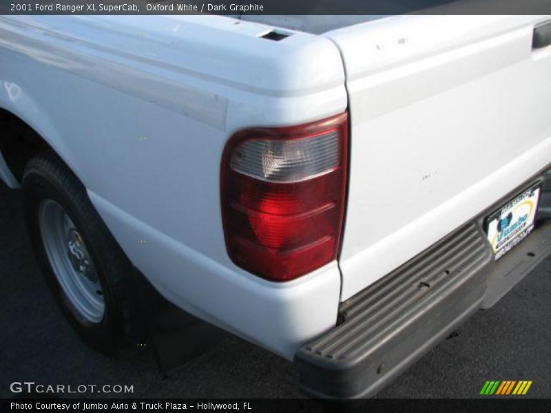 Oxford White / Dark Graphite 2001 Ford Ranger XL SuperCab