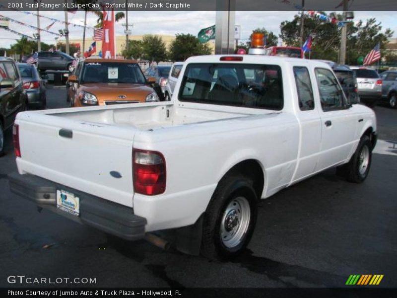 Oxford White / Dark Graphite 2001 Ford Ranger XL SuperCab