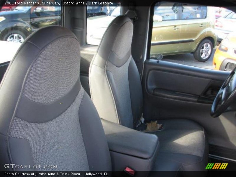 Oxford White / Dark Graphite 2001 Ford Ranger XL SuperCab