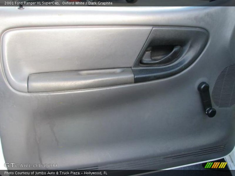 Oxford White / Dark Graphite 2001 Ford Ranger XL SuperCab