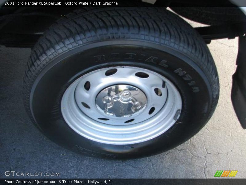 Oxford White / Dark Graphite 2001 Ford Ranger XL SuperCab