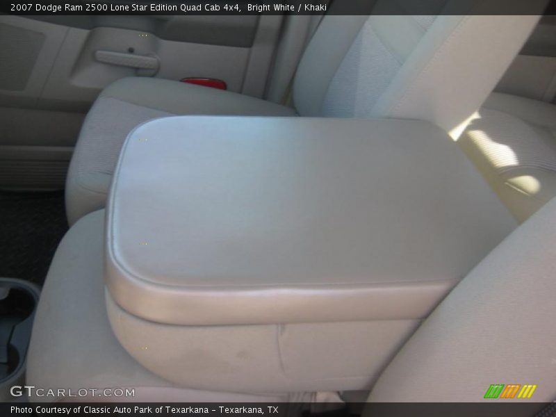 Bright White / Khaki 2007 Dodge Ram 2500 Lone Star Edition Quad Cab 4x4