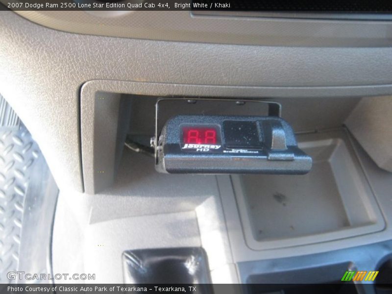 Bright White / Khaki 2007 Dodge Ram 2500 Lone Star Edition Quad Cab 4x4