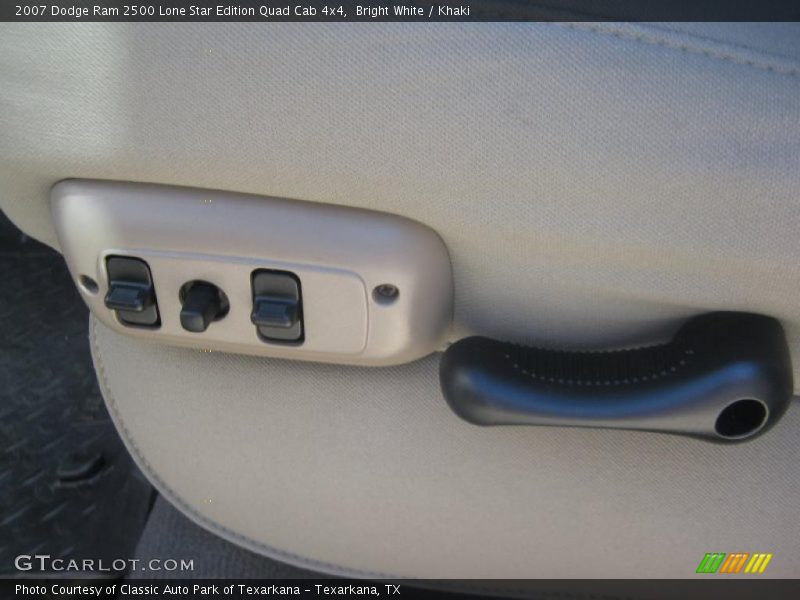 Bright White / Khaki 2007 Dodge Ram 2500 Lone Star Edition Quad Cab 4x4