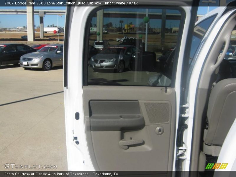 Bright White / Khaki 2007 Dodge Ram 2500 Lone Star Edition Quad Cab 4x4