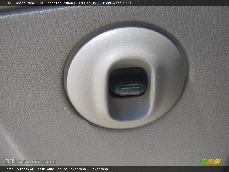 Bright White / Khaki 2007 Dodge Ram 2500 Lone Star Edition Quad Cab 4x4