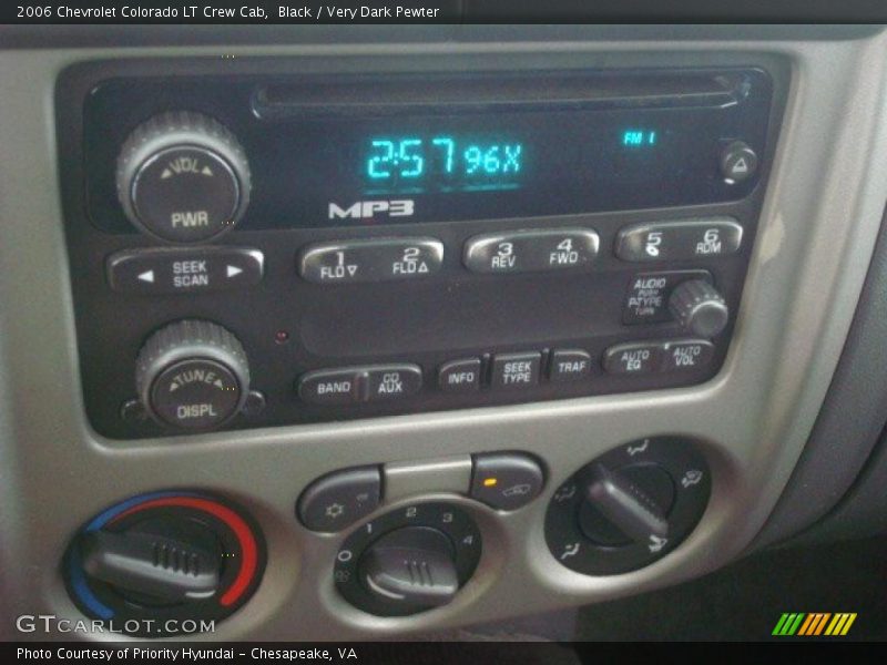 Black / Very Dark Pewter 2006 Chevrolet Colorado LT Crew Cab