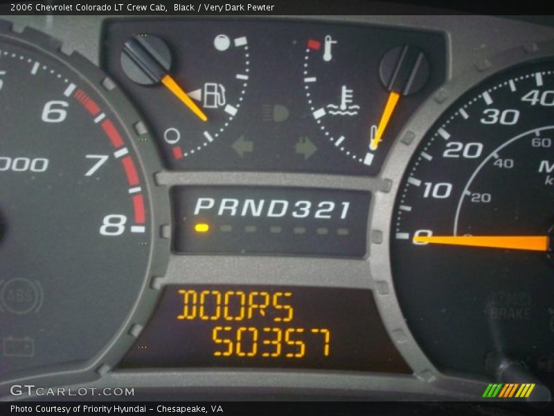 Black / Very Dark Pewter 2006 Chevrolet Colorado LT Crew Cab