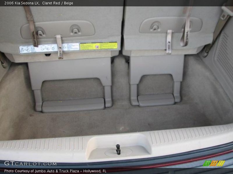Claret Red / Beige 2006 Kia Sedona LX