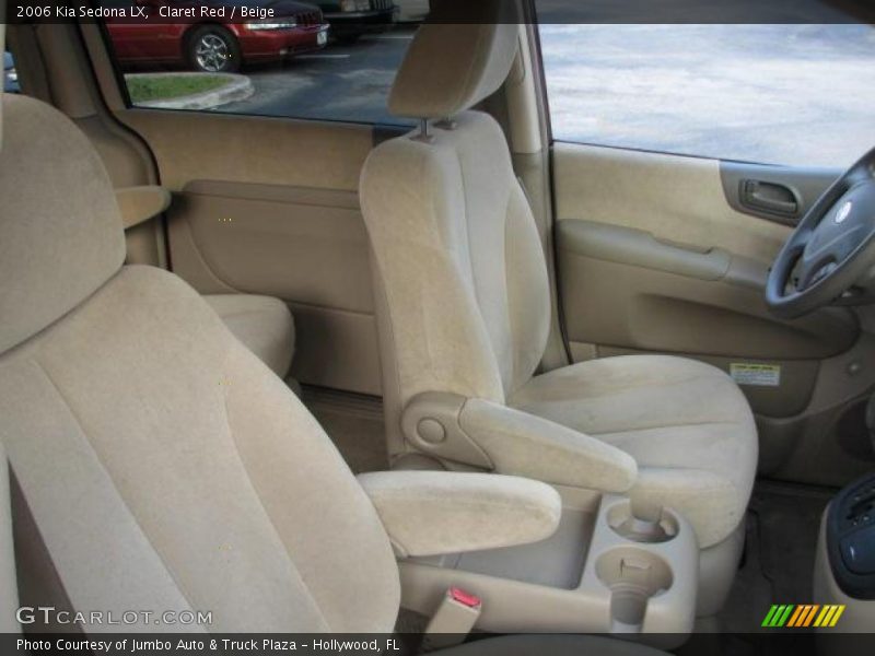 Claret Red / Beige 2006 Kia Sedona LX
