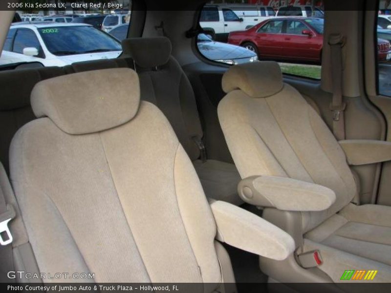Claret Red / Beige 2006 Kia Sedona LX