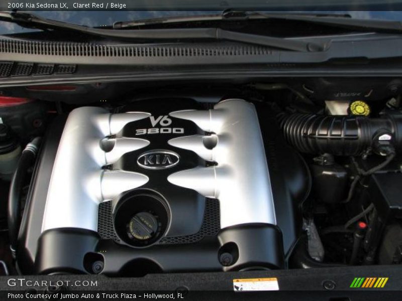 Claret Red / Beige 2006 Kia Sedona LX