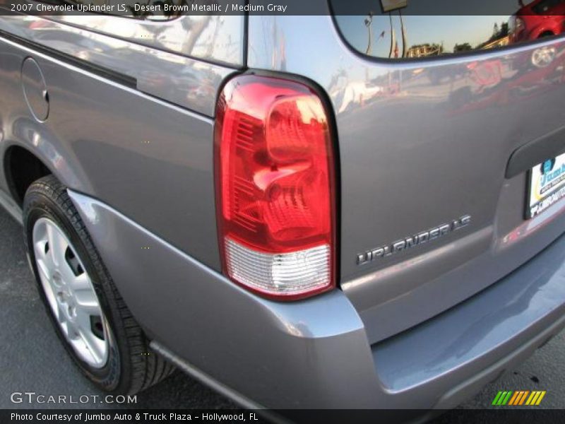 Desert Brown Metallic / Medium Gray 2007 Chevrolet Uplander LS