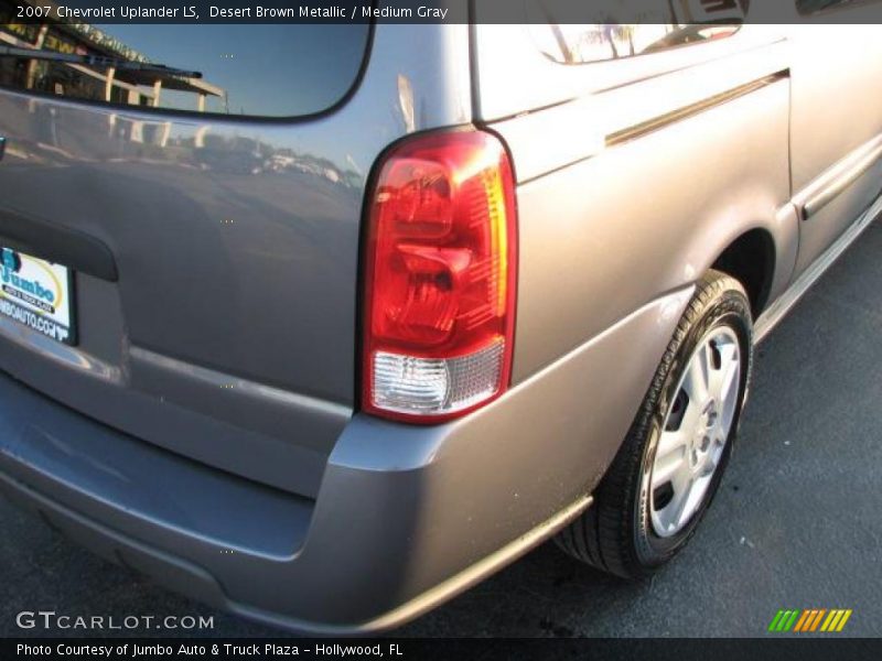 Desert Brown Metallic / Medium Gray 2007 Chevrolet Uplander LS