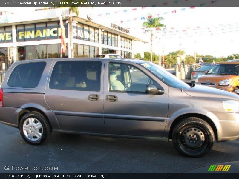 Desert Brown Metallic / Medium Gray 2007 Chevrolet Uplander LS