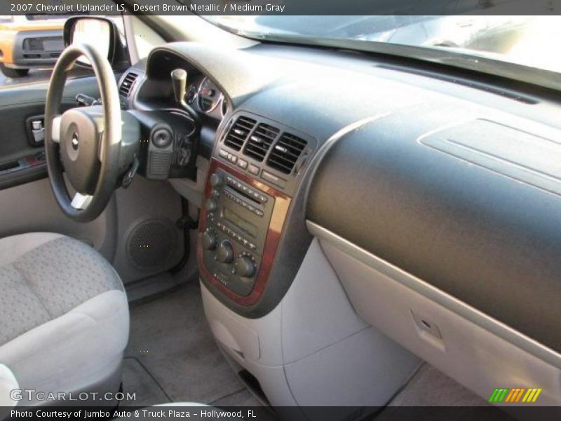 Desert Brown Metallic / Medium Gray 2007 Chevrolet Uplander LS