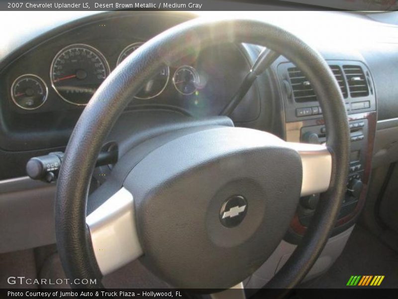 Desert Brown Metallic / Medium Gray 2007 Chevrolet Uplander LS