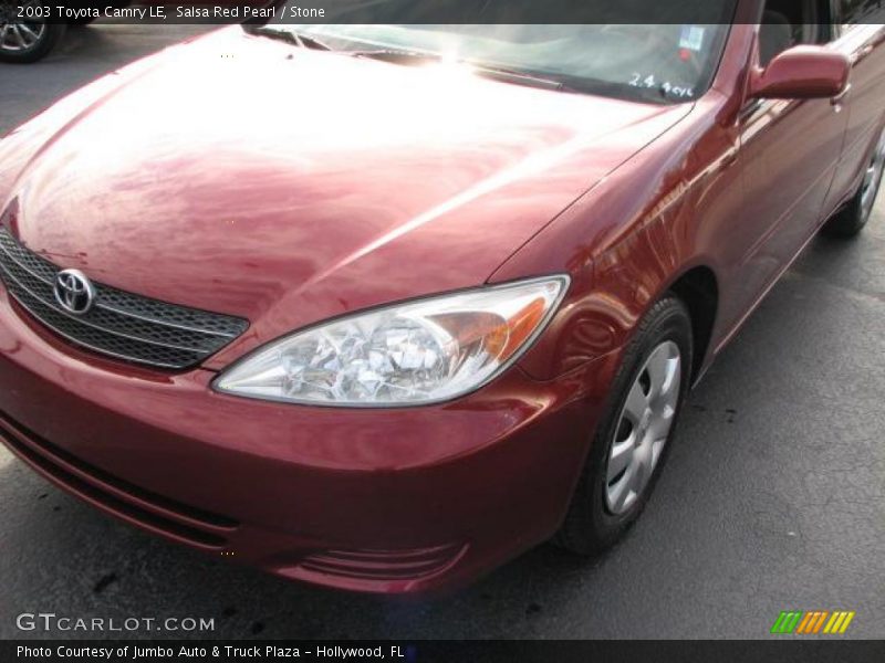 Salsa Red Pearl / Stone 2003 Toyota Camry LE