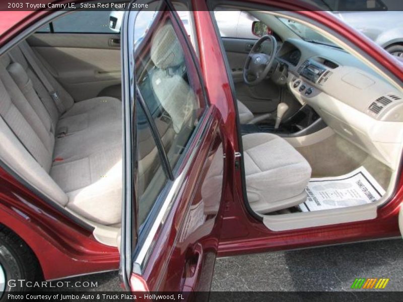 Salsa Red Pearl / Stone 2003 Toyota Camry LE