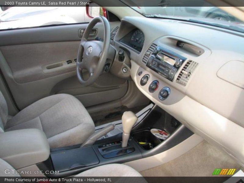 Salsa Red Pearl / Stone 2003 Toyota Camry LE
