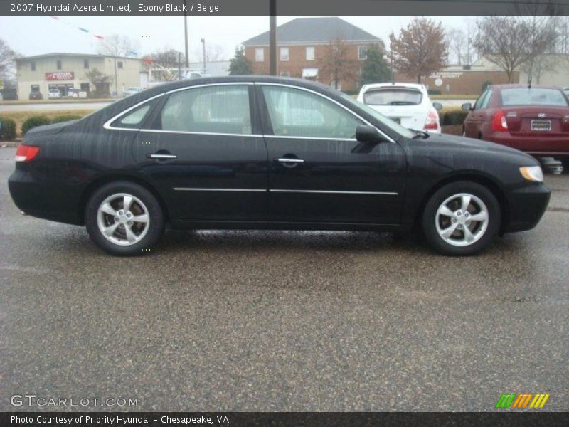 Ebony Black / Beige 2007 Hyundai Azera Limited