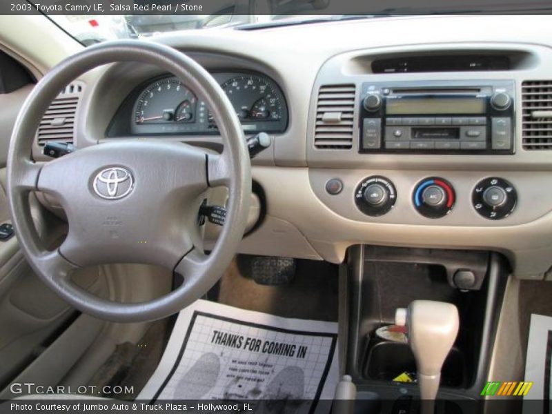 Salsa Red Pearl / Stone 2003 Toyota Camry LE