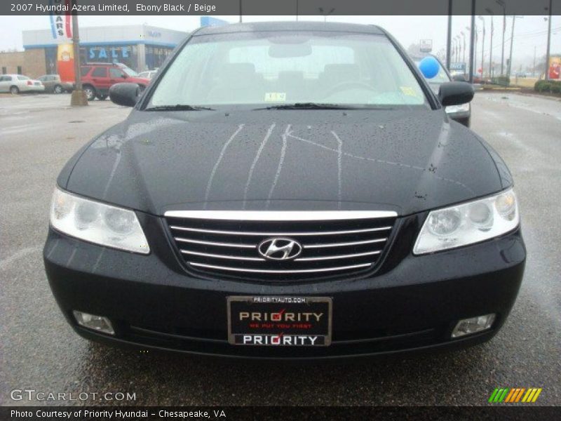 Ebony Black / Beige 2007 Hyundai Azera Limited