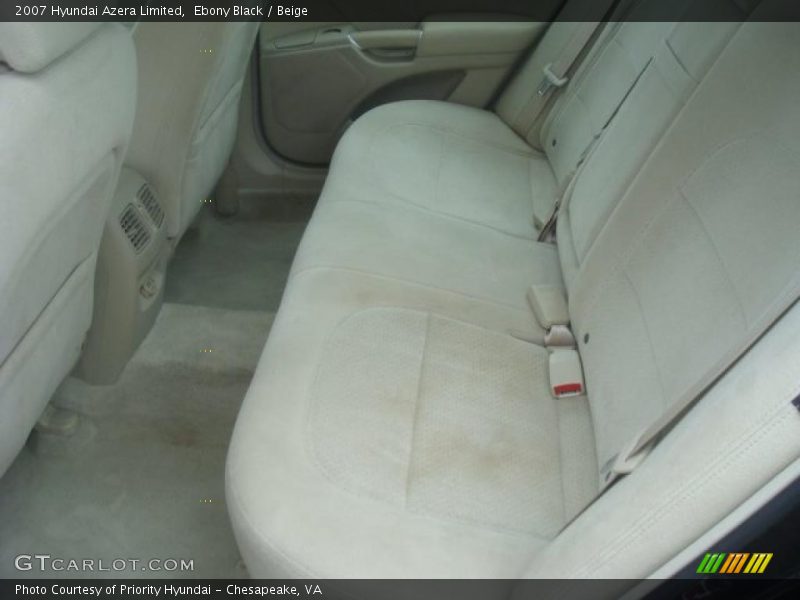 Ebony Black / Beige 2007 Hyundai Azera Limited
