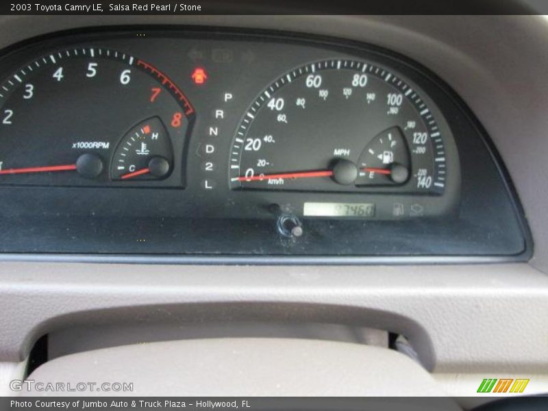 Salsa Red Pearl / Stone 2003 Toyota Camry LE