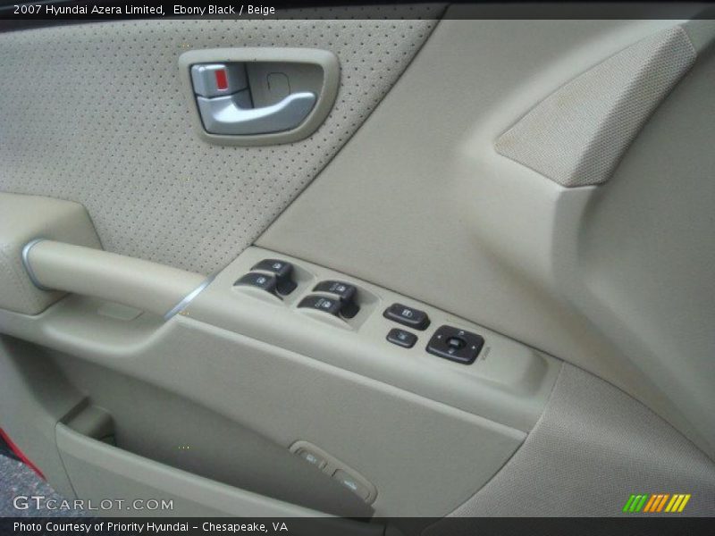 Ebony Black / Beige 2007 Hyundai Azera Limited