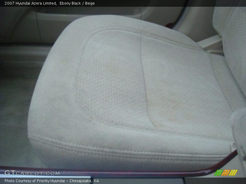 Ebony Black / Beige 2007 Hyundai Azera Limited