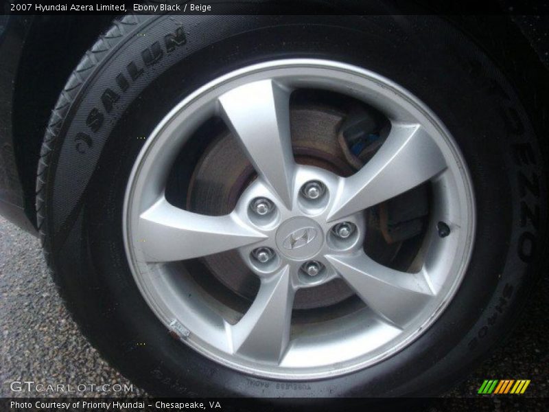 Ebony Black / Beige 2007 Hyundai Azera Limited