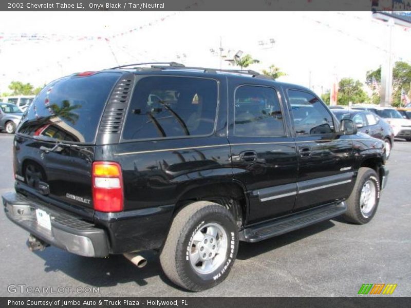 Onyx Black / Tan/Neutral 2002 Chevrolet Tahoe LS
