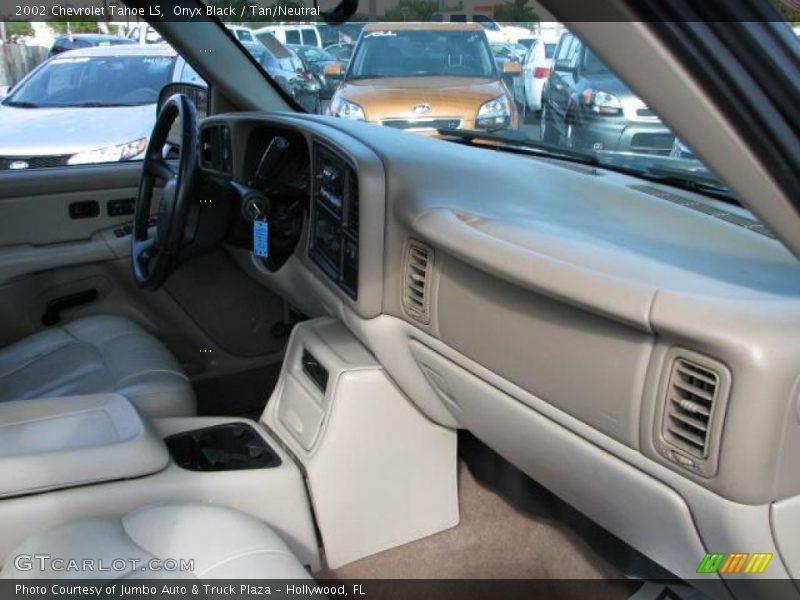 Onyx Black / Tan/Neutral 2002 Chevrolet Tahoe LS