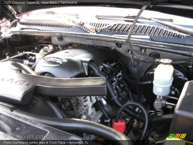 Onyx Black / Tan/Neutral 2002 Chevrolet Tahoe LS