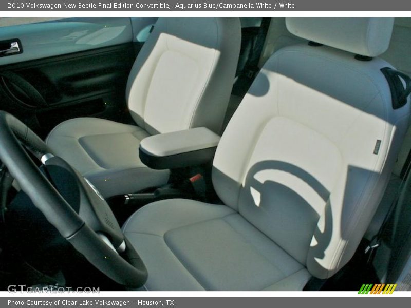 Aquarius Blue/Campanella White / White 2010 Volkswagen New Beetle Final Edition Convertible