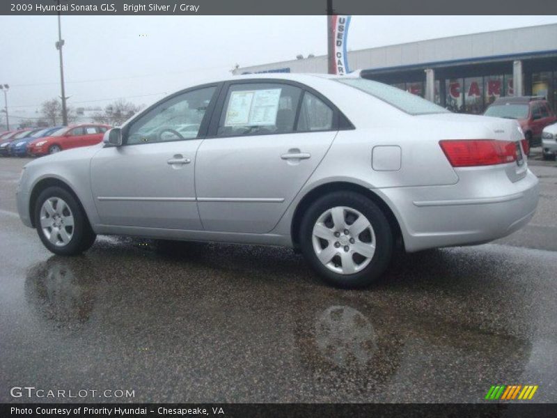 Bright Silver / Gray 2009 Hyundai Sonata GLS