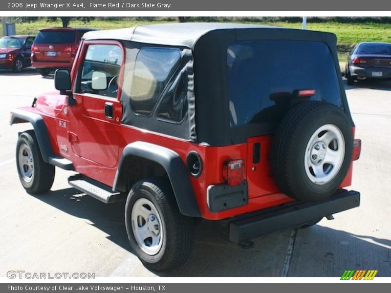 Flame Red / Dark Slate Gray 2006 Jeep Wrangler X 4x4