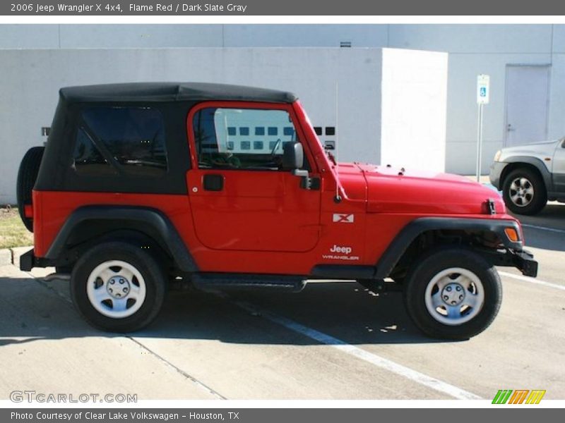 Flame Red / Dark Slate Gray 2006 Jeep Wrangler X 4x4