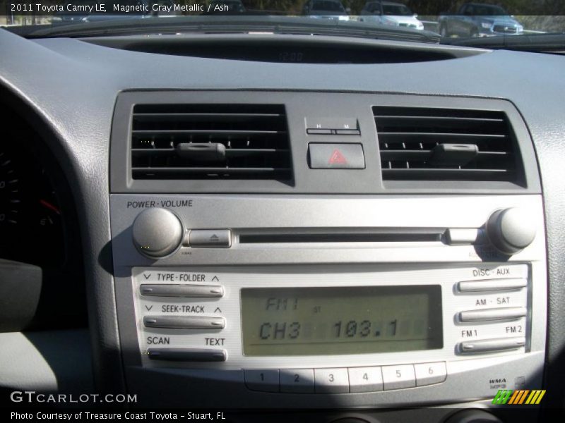 Magnetic Gray Metallic / Ash 2011 Toyota Camry LE