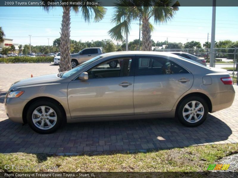 Desert Sand Metallic / Bisque 2009 Toyota Camry SE