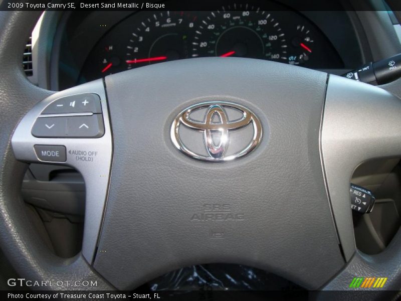 Desert Sand Metallic / Bisque 2009 Toyota Camry SE