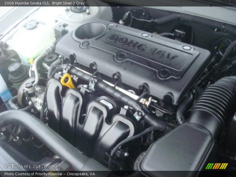 Bright Silver / Gray 2009 Hyundai Sonata GLS