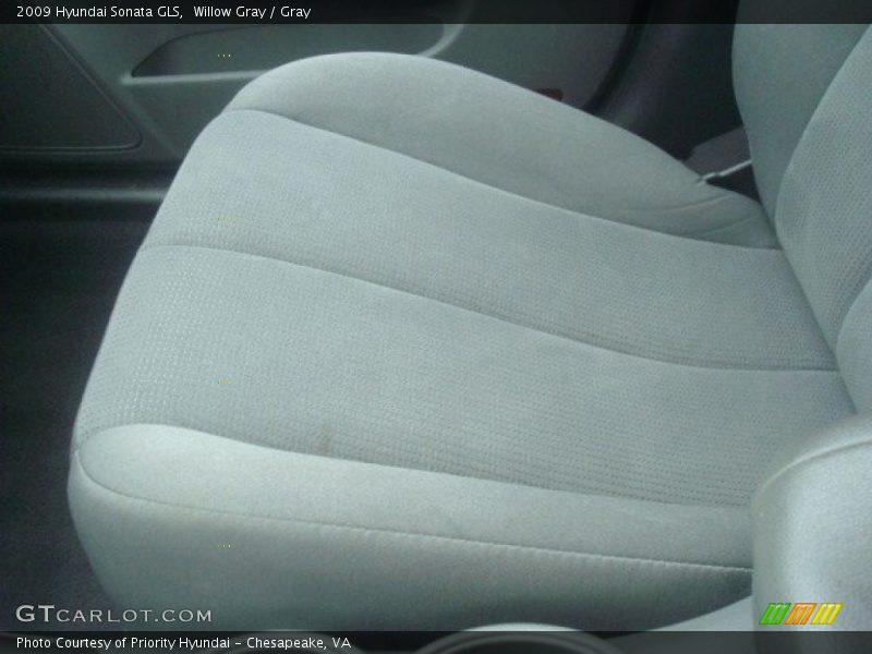 Willow Gray / Gray 2009 Hyundai Sonata GLS