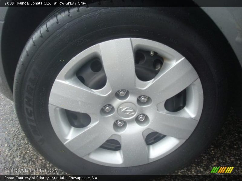 Willow Gray / Gray 2009 Hyundai Sonata GLS